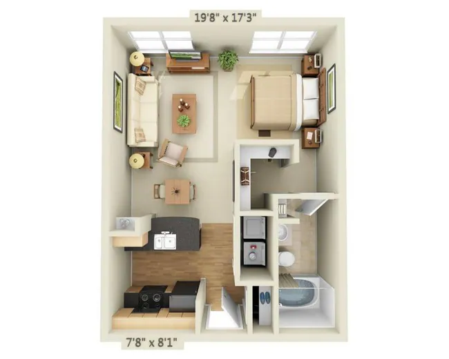 Unit 2325 2325 floor plan
